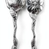 Arthur Court Salad Servers Aluminum Magnolia Design Gift-0