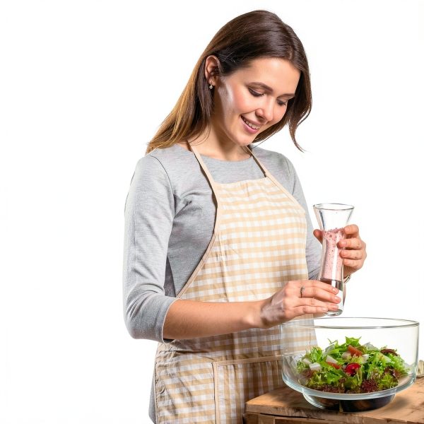 Glass Salad Bowl Set AZ-Homey Rustic Dishwasher Safe Large-6