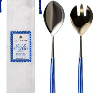 Le Cadeaux Salad Servers Stainless Steel Dishwasher Safe-0