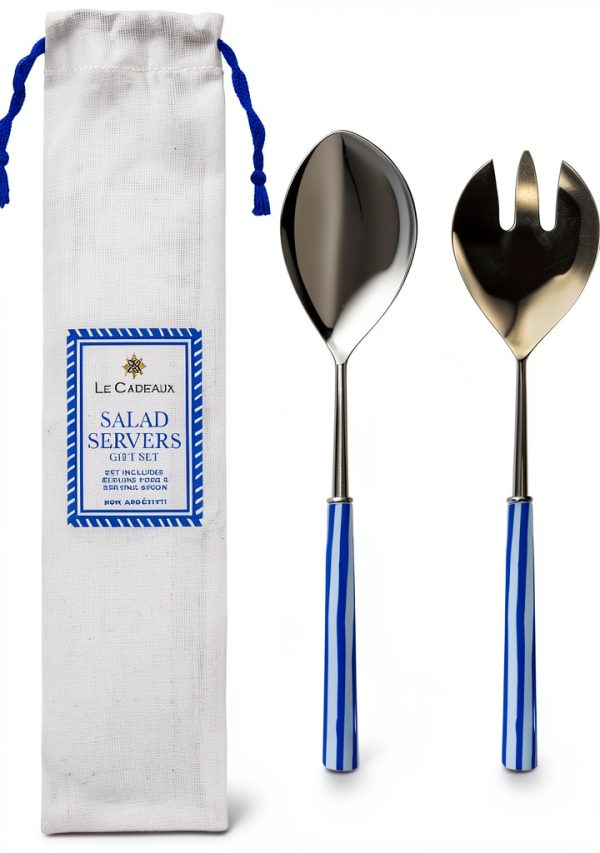 Le Cadeaux Salad Servers Stainless Steel Dishwasher Safe-0