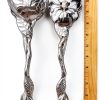 Arthur Court Salad Servers Aluminum Magnolia Design Gift-5