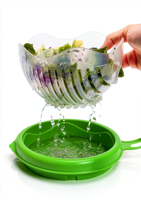 WEBSUN Salad Maker Bowl BPA Free Dishwasher Safe Kitchen-3