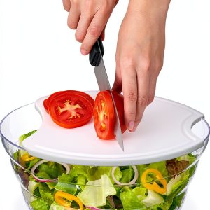 Prodyne Salad Bowl with Cutting Board Prep Serve Set-0
