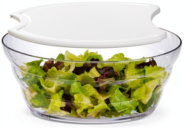 Prodyne Salad Bowl with Cutting Board Prep Serve Set-2
