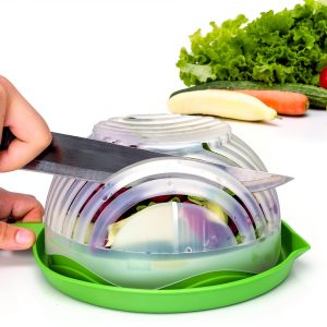 WEBSUN Salad Maker Bowl BPA Free Dishwasher Safe Kitchen-0