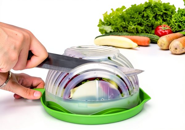 WEBSUN Salad Maker Bowl BPA Free Dishwasher Safe Kitchen-0