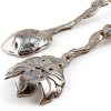 Arthur Court Salad Servers Aluminum Magnolia Design Gift-4