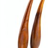 Acacia Wood Salad Serving Set Nambe Stackable Casual Style-2