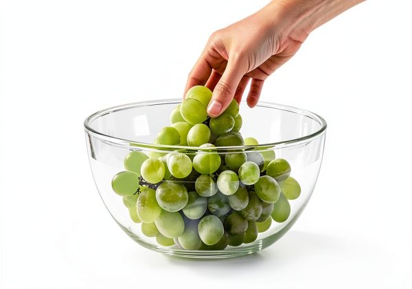 ZOVANO Glass Salad Bowl Set Modern Dishwasher Safe Stackable-7