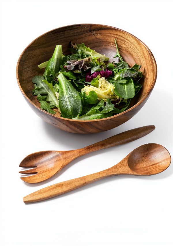 Acacia Wood Bowl Set The Acacia Store Natural Handmade-4