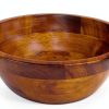 Woodard Charles Wood Serving Bowls Set of 4 Salad Fruit-3