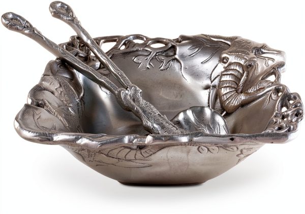 Arthur Court Aluminum Salad Serving Set Oven Safe-1