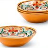 Supreme Housewares Floral Melamine Dinnerware Set Dishwasher-8
