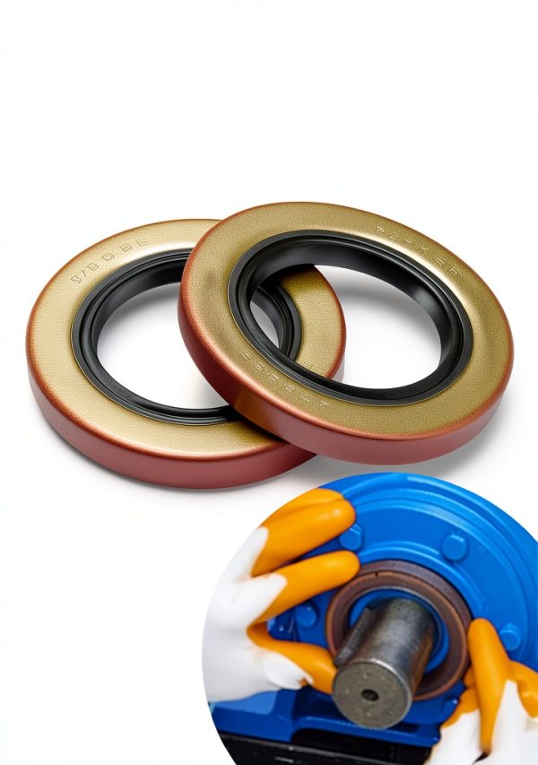 Quaneguzy Parker Oil Seal Durable Metal Rubber Replacement-5