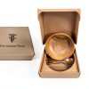 Acacia Wood Bowl Set The Acacia Store Natural Handmade-2