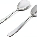 Alessi Salad Serving Set Stainless Steel Mirror Polish-0