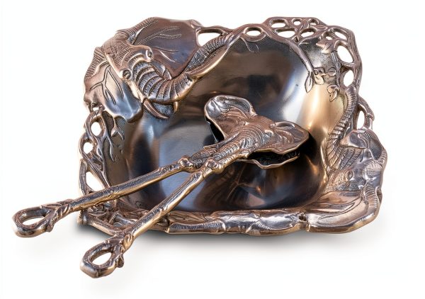 Arthur Court Aluminum Salad Serving Set Oven Safe-6