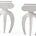 Home Story Stainless Steel Salad Servers Bowl Hook Handles-0
