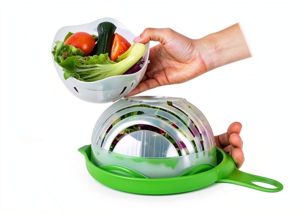WEBSUN Salad Maker Bowl BPA Free Dishwasher Safe Kitchen-5