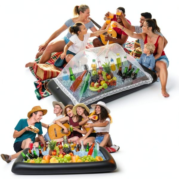 Leitee Inflatable Serving Bar PVC Mesh Cover Outdoor Party-3