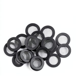Fyntave Shower Head Filter Gasket 4 Pack Black Rubber 0.75 Inch-0