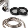 Fyntave Shower Head Filter Gasket 4 Pack Black Rubber 0.75 Inch-6