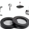 Fyntave Shower Head Filter Gasket 4 Pack Black Rubber 0.75 Inch-1