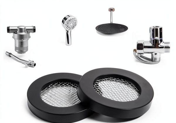 Fyntave Shower Head Filter Gasket 4 Pack Black Rubber 0.75 Inch-1