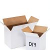 Small Shipping Boxes 40 Pack Poever White Corrugated Box Mailers 9x6x4-7