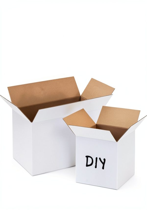 Small Shipping Boxes 40 Pack Poever White Corrugated Box Mailers 9x6x4-7