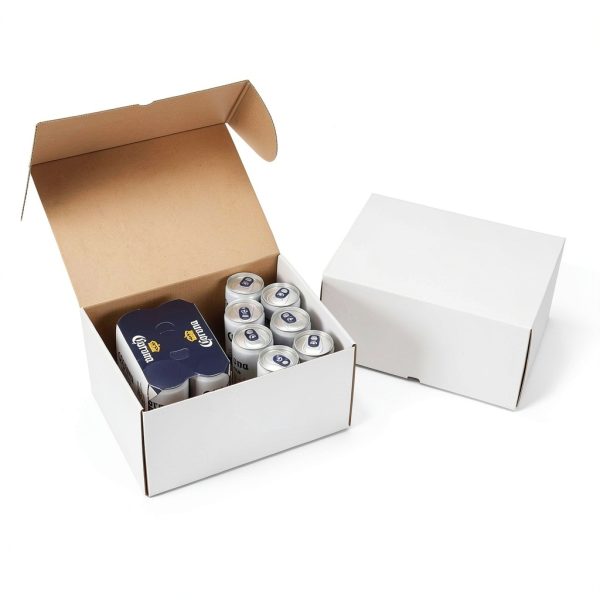 WIFTREY 12x9x6 White Shipping Boxes 15 Pack Cardboard Mailers-4