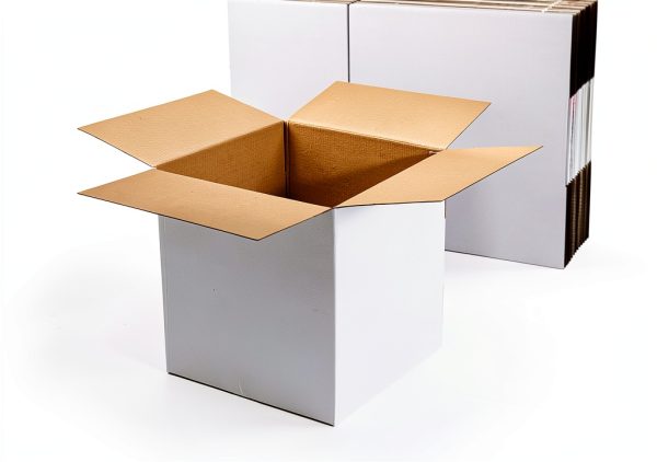 CRUGLA 12x12x12 White Shipping Boxes Set of 10 Corrugated Cardboard-0