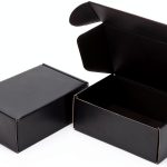 6x4x2 Small Black Shipping Boxes 25 Pack by Timirog Corrugated Mailer-0