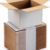 EXYGLO 25 Pack White Shipping Boxes 10x8x6 for Small Business-0