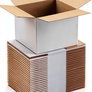 EXYGLO 25 Pack White Shipping Boxes 10x8x6 for Small Business-0