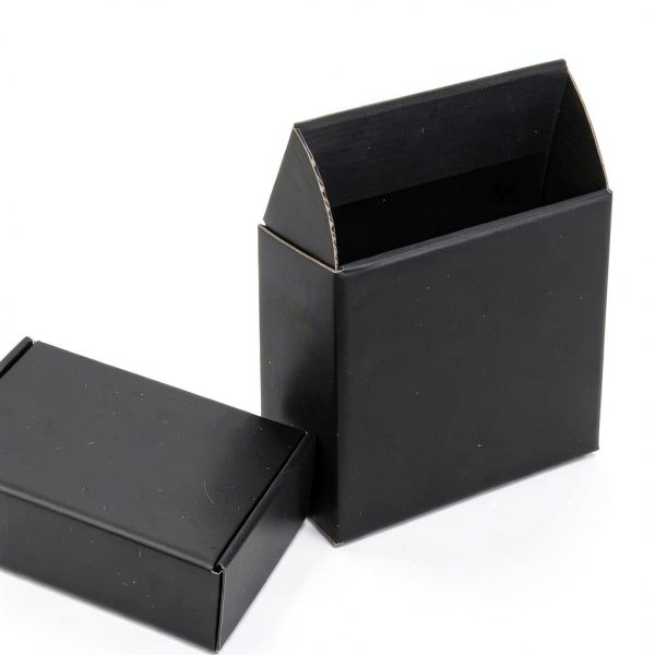 6x4x2 Small Black Shipping Boxes 25 Pack by Timirog Corrugated Mailer-3