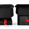 Small Shipping Boxes 12x9x4 Inches – Black Corrugated Cardboard Boxes (20-Pack) for Mailing, Packing, Small Business & Gift Packaging - Recyclable & Sturdy-1