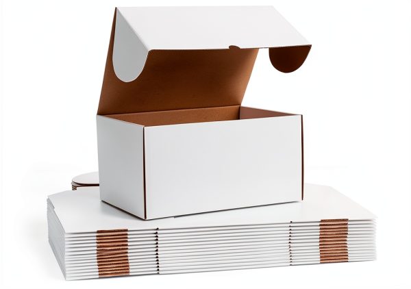 WIFTREY 12x9x6 White Shipping Boxes 15 Pack Cardboard Mailers-0