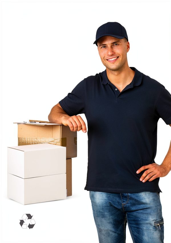 Small Shipping Boxes 40 Pack Poever White Corrugated Box Mailers 9x6x4-6