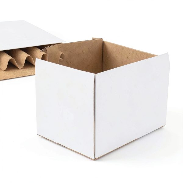 WIFTREY 12x9x6 White Shipping Boxes 15 Pack Cardboard Mailers-2