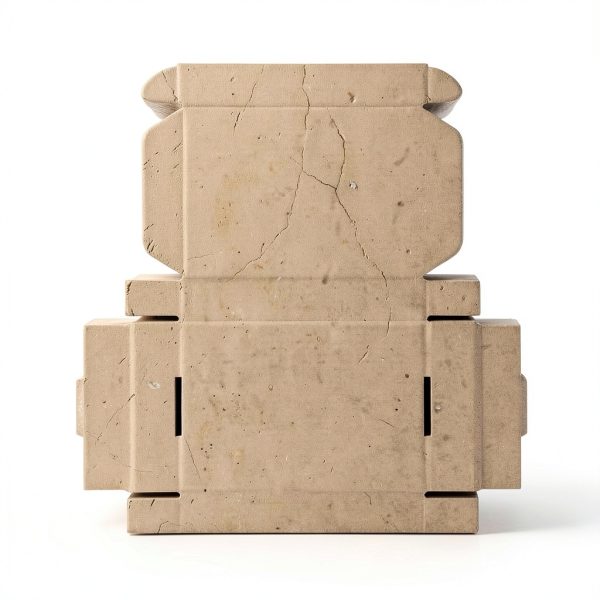 50 Pack 6x4x1 Inches Small Shipping Boxes, White Corrugated Cardboard Boxes, Moving Mailing Packing Box-2