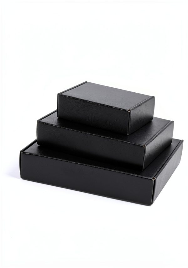 6x4x2 Small Black Shipping Boxes 25 Pack by Timirog Corrugated Mailer-4