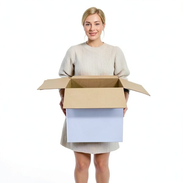 CRUGLA 12x12x12 White Shipping Boxes Set of 10 Corrugated Cardboard-4