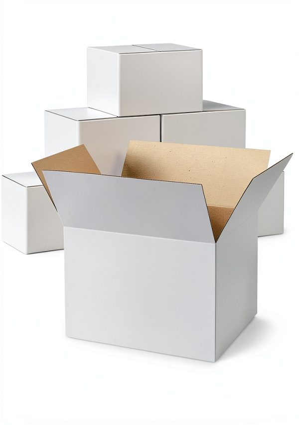Small Shipping Boxes 40 Pack Poever White Corrugated Box Mailers 9x6x4-0