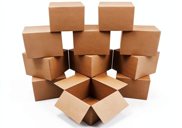 UBOXES Large Moving Boxes 20x20x15 Pack of 12 Brown Cardboard-3
