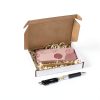 50 Pack 6x4x1 Inches Small Shipping Boxes, White Corrugated Cardboard Boxes, Moving Mailing Packing Box-3