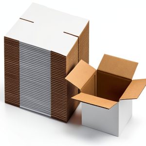 Calenzana 6x6x6 Shipping Boxes White Cardboard 40 Pack Mailers-0