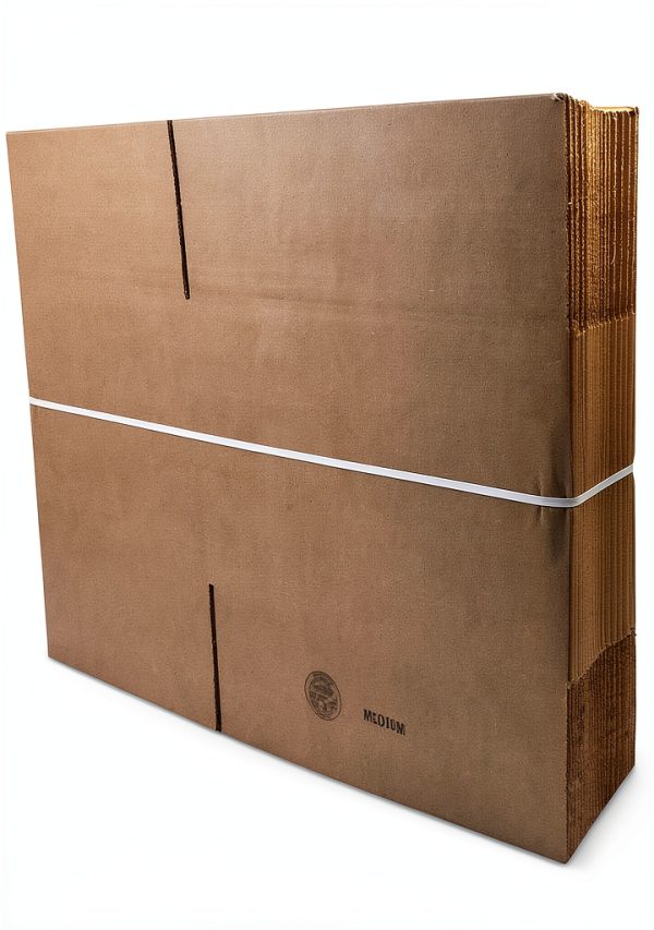 uBoxes Moving Boxes Medium 18x14x12 Pack of 20 Brown Corrugated-3