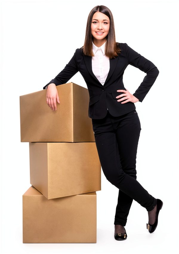 uBoxes Moving Boxes Medium 18x14x12 Pack of 20 Brown Corrugated-9
